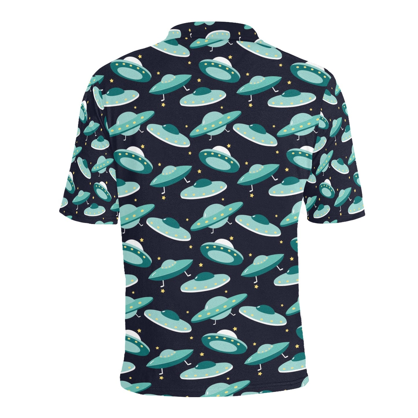 UFO Print Design LKS304 Men Polo Shirt
