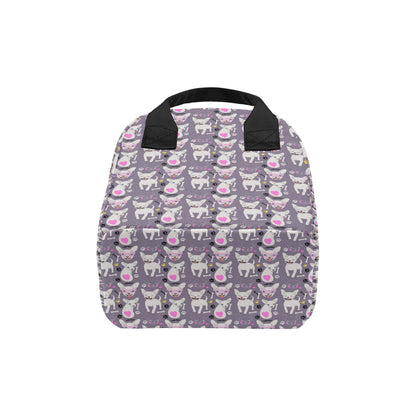 Chihuahua Happy Pattern Insulated Lunch Bag