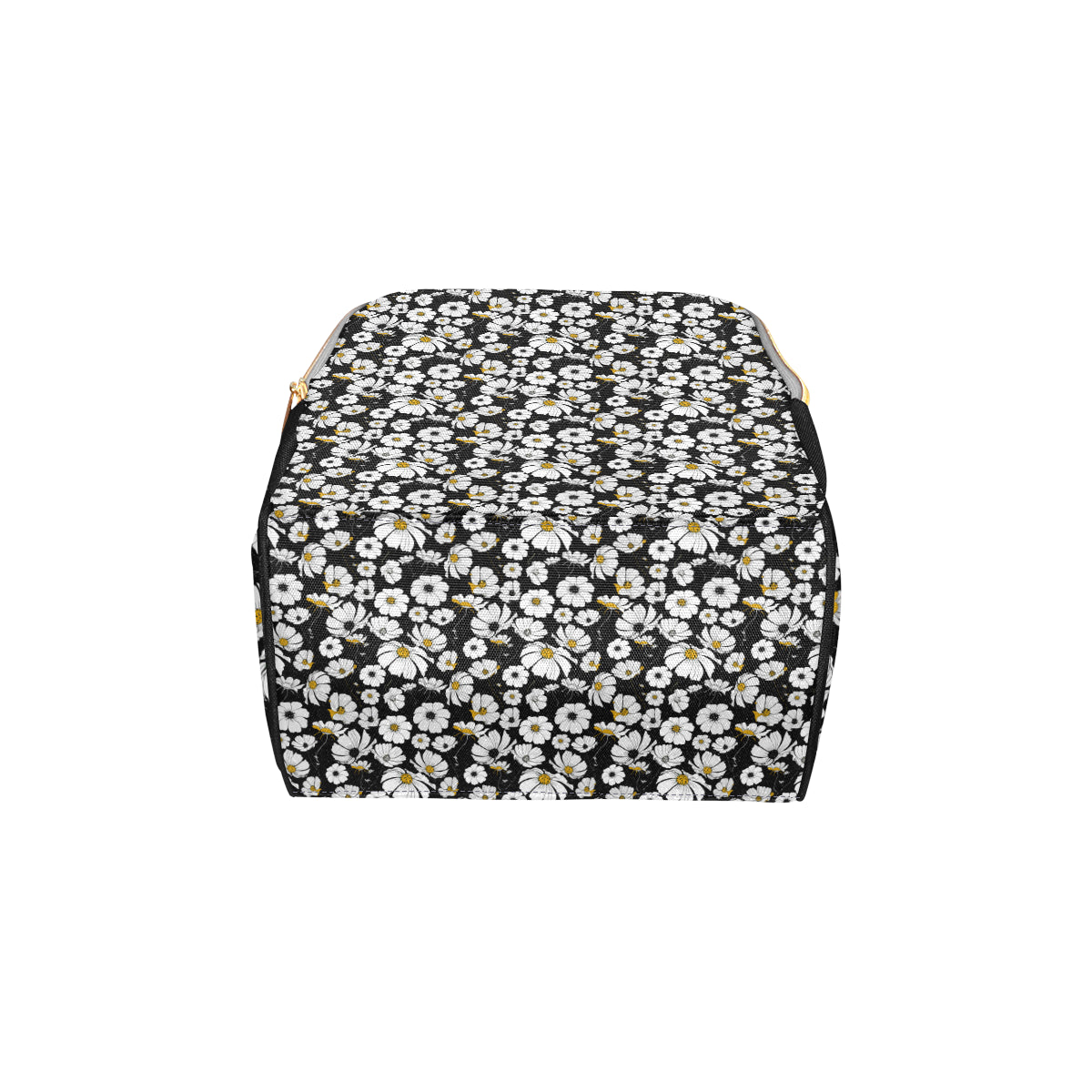 Daisy Pattern Print Design 02 Diaper Bag Backpack