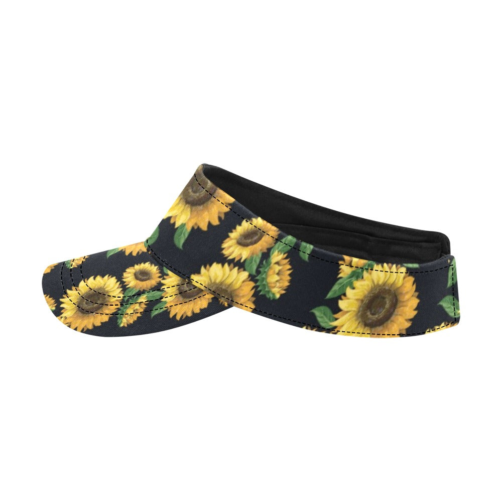 Sunflower Print Design LKS306 Unisex Sun Visor