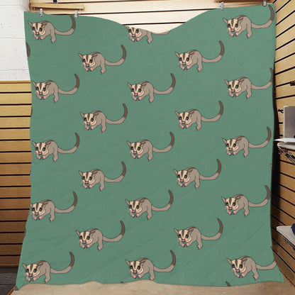Sugar Glider Pattern Print Design 01 Premium Quilt