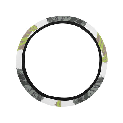 Skye Terriers Print Design LKS301 Steering Wheel Cover with Elastic Edge