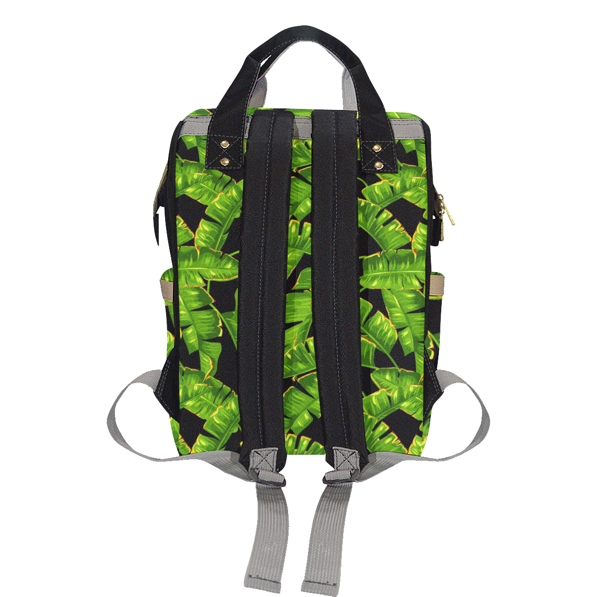 Banana Leaf Pattern Print Design BL06 Diaper Bag Backpack