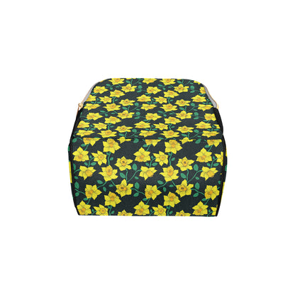 Daffodils Pattern Print Design DF03 Diaper Bag Backpack
