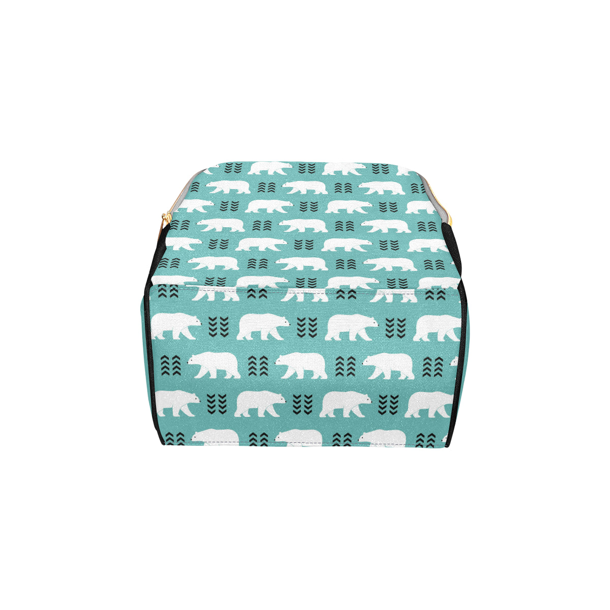 Polar Bear Pattern Print Design A05 Diaper Bag Backpack