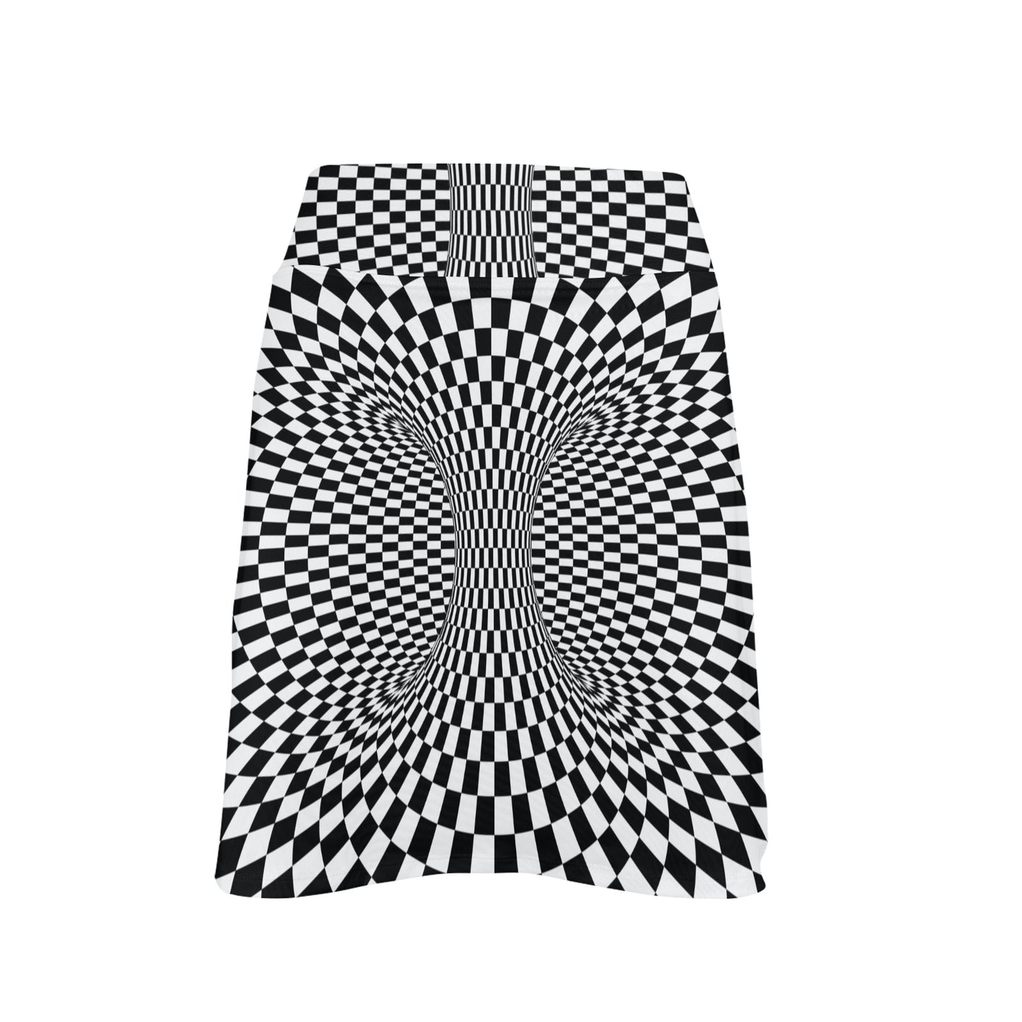 Optical illusion Projection Torus 17" Golf & Pickleball Skort with Pockets