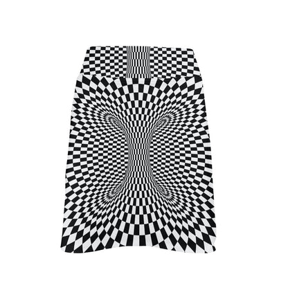 Optical illusion Projection Torus 17" Golf & Pickleball Skort with Pockets