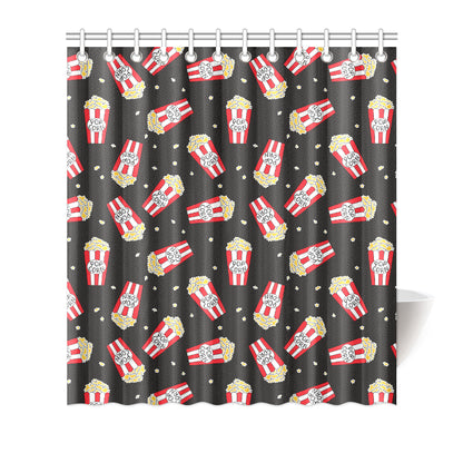 Popcorn Pattern Print Design A01 Shower Curtain