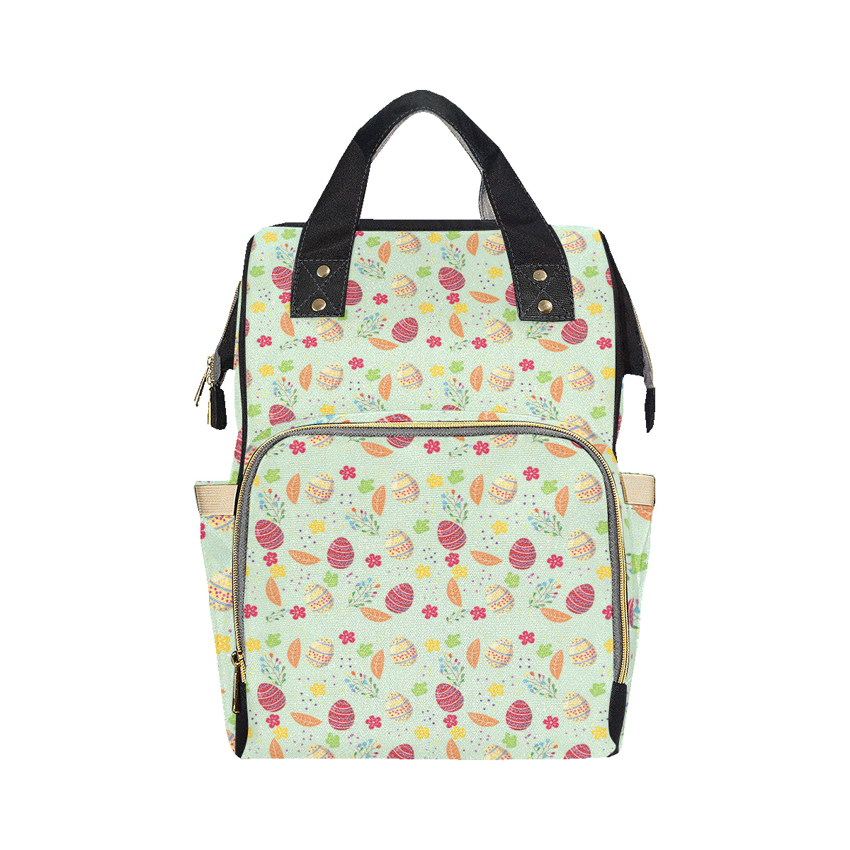Easter Eggs Pattern Print Design RB07 Diaper Bag Backpack