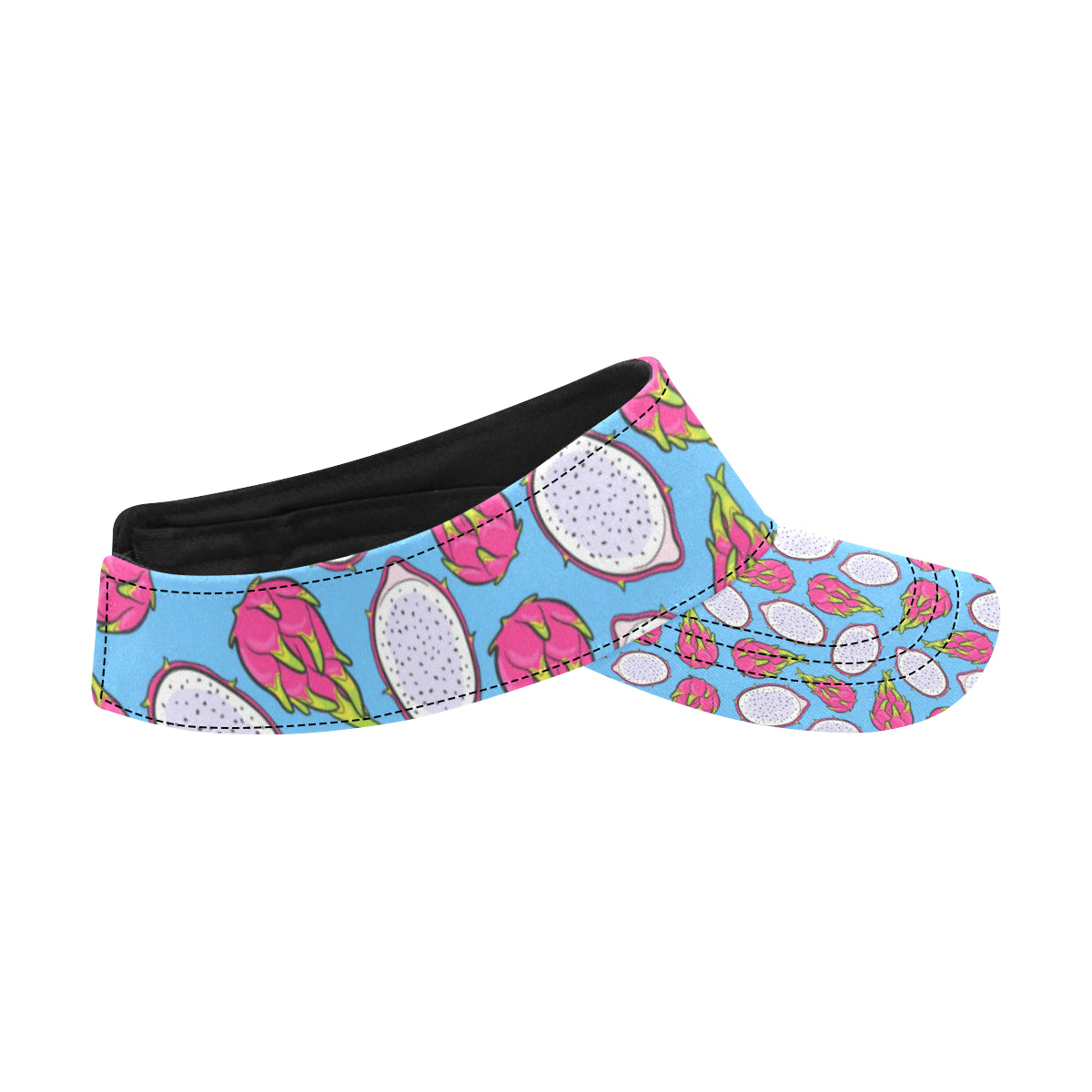 Dragonfruit Pattern Print Design DF04 Unisex Sun Visor