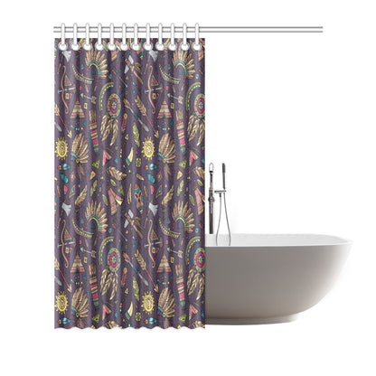 Tribal native american Aztec Shower Curtain