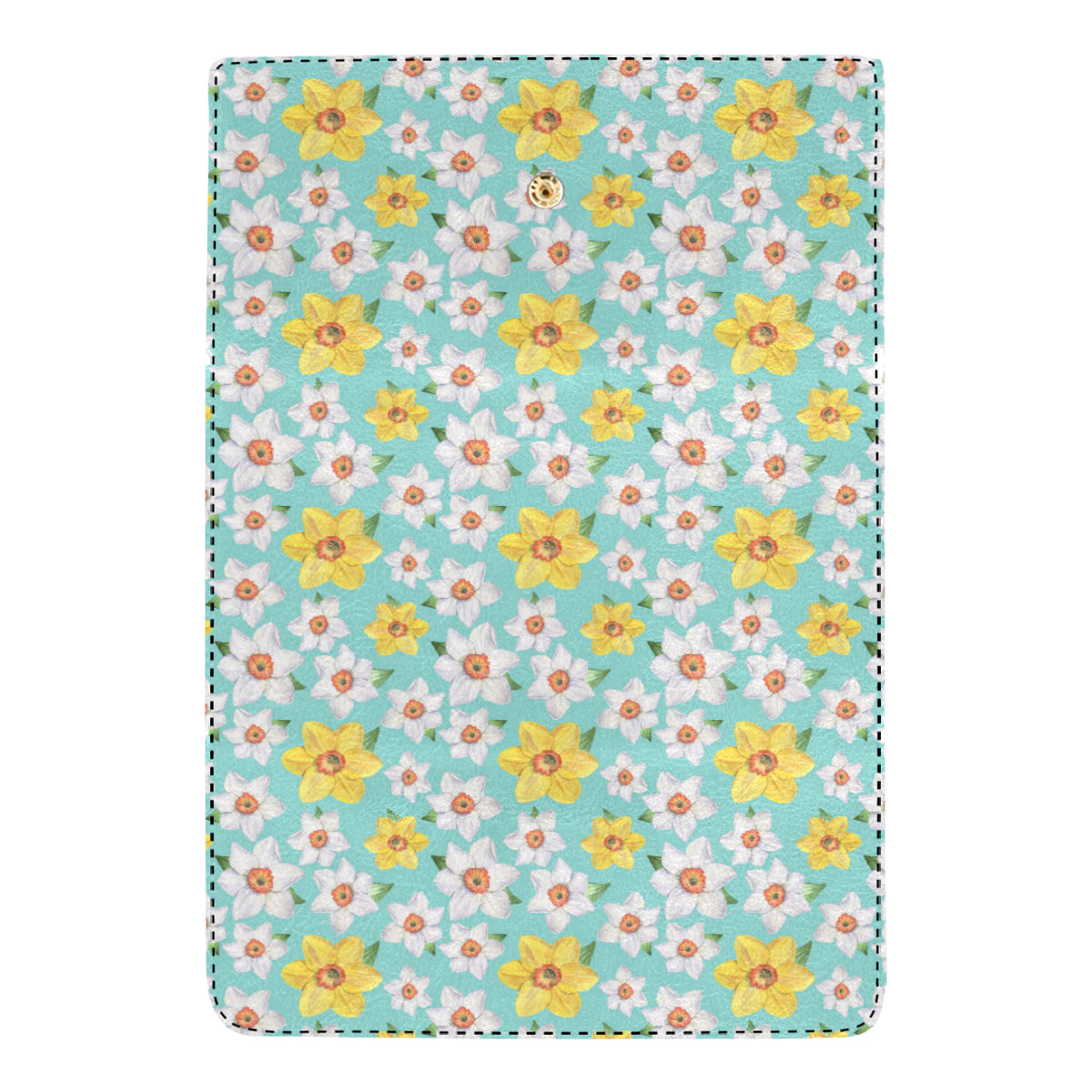 Daffodils Pattern Print Design 02 Women's Trifold Wallet