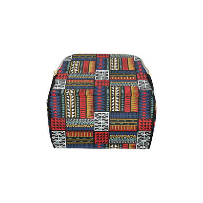 Kente Pattern Print Design 02 Diaper Bag Backpack