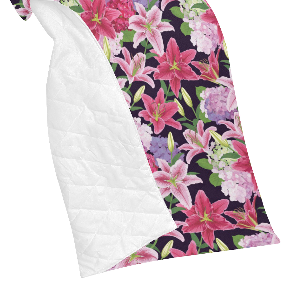 Lily Pattern Print Design LY017 Premium Quilt