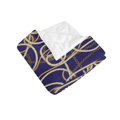 Rope Pattern Print Design A01 Premium Quilt