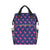 Pink Flamingo Pattern Diaper Bag Backpack