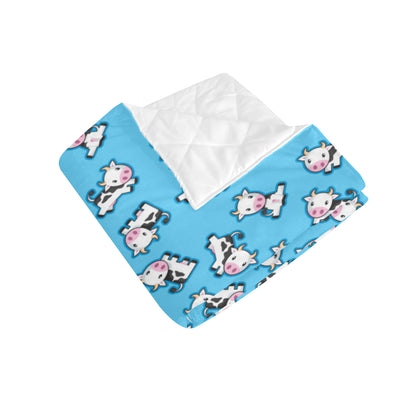Cow Pattern Print Design 01 Premium Quilt