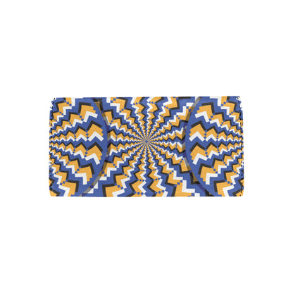 Optical illusion Pattern Print Design A01 Women's Trifold Wallet