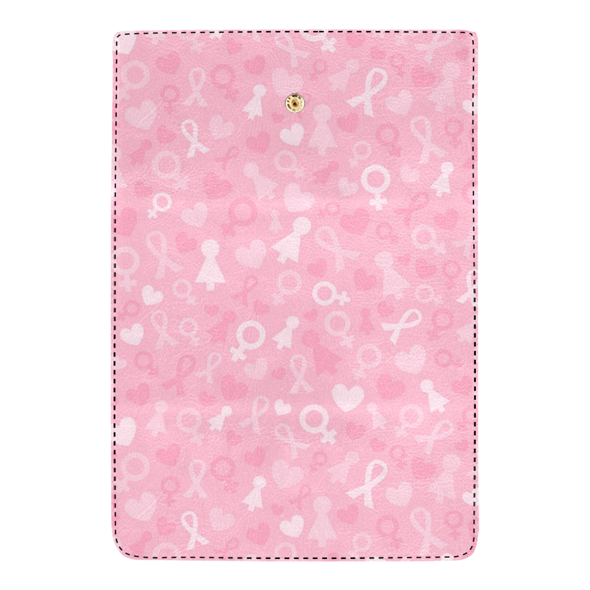 Breast cancer Pattern Print Design 01 Women's Trifold Wallet