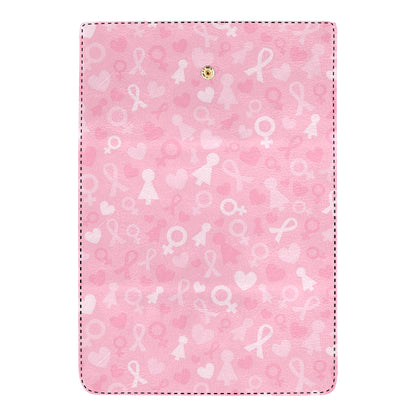 Breast cancer Pattern Print Design 01 Women's Trifold Wallet