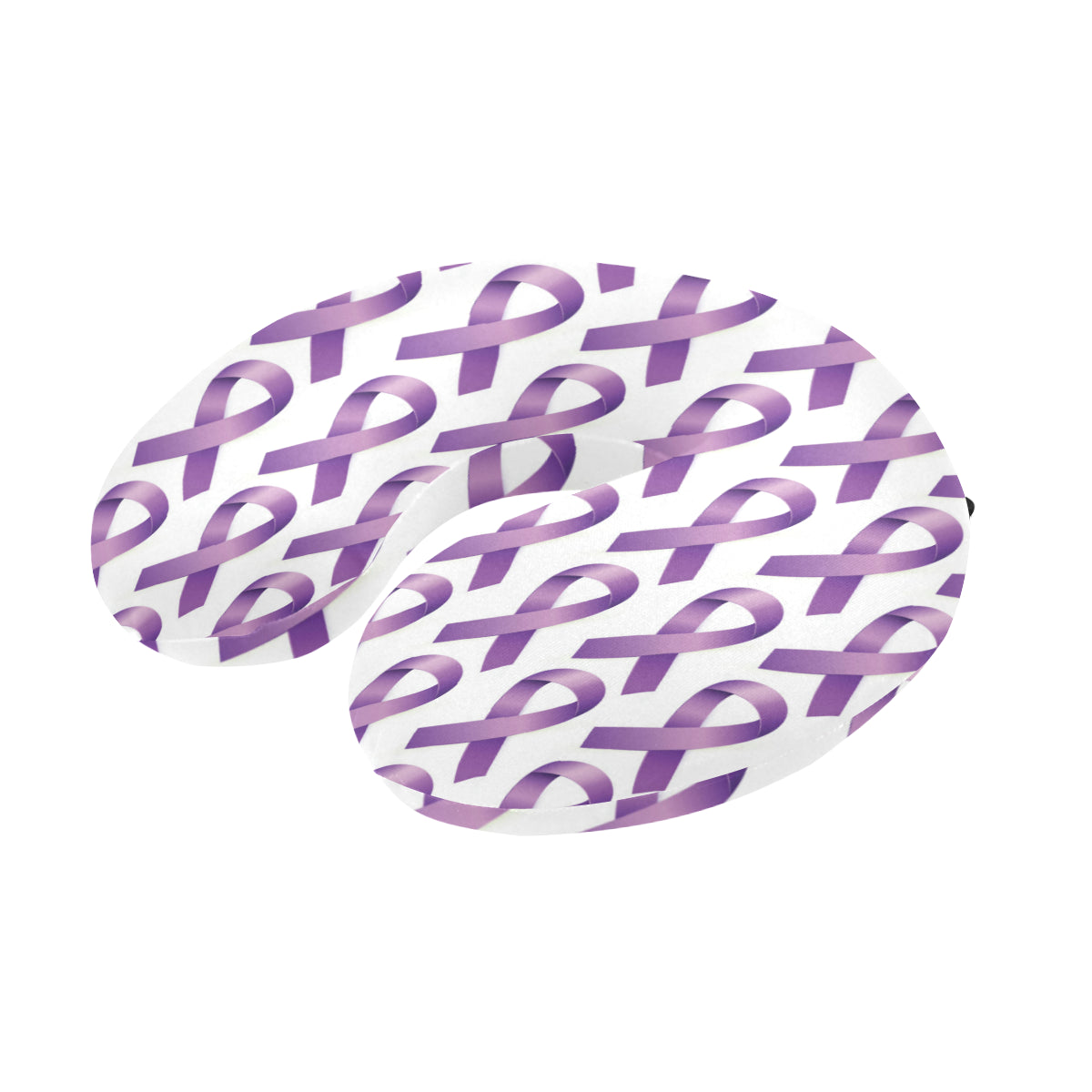 Pancreatic cancer Pattern Print Design A01 U-Shaped Travel Neck Pillow