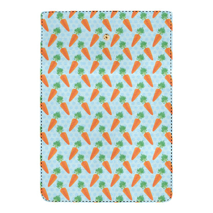 Carrot Pattern Print Design 01 Women's Trifold Wallet