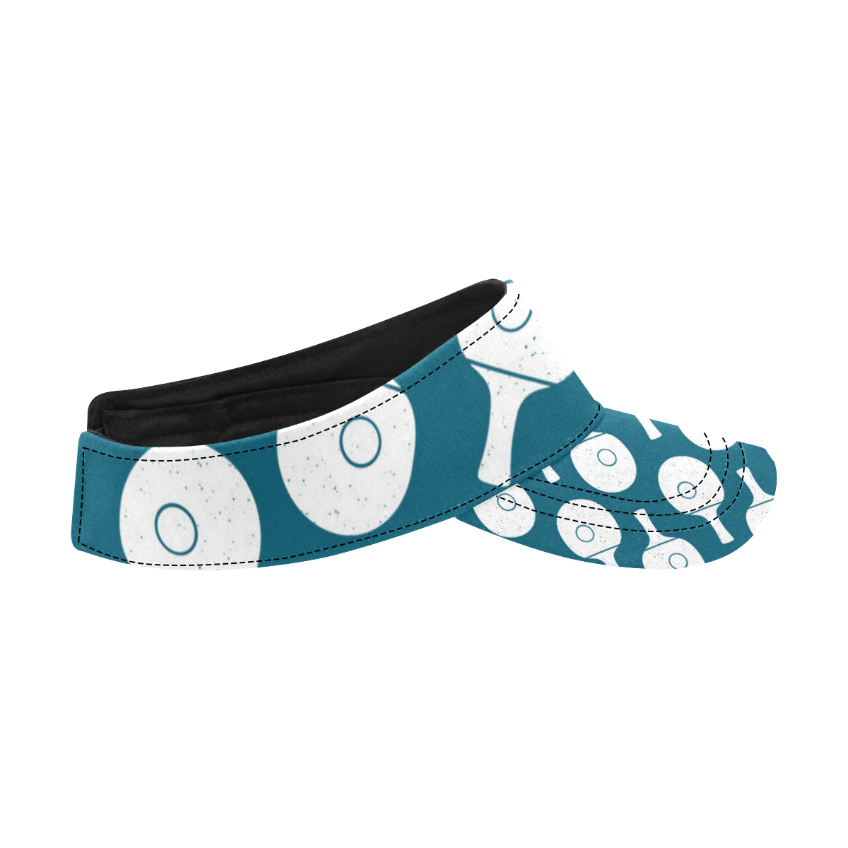 Ping Pong Pattern Print Design A02 Unisex Sun Visor
