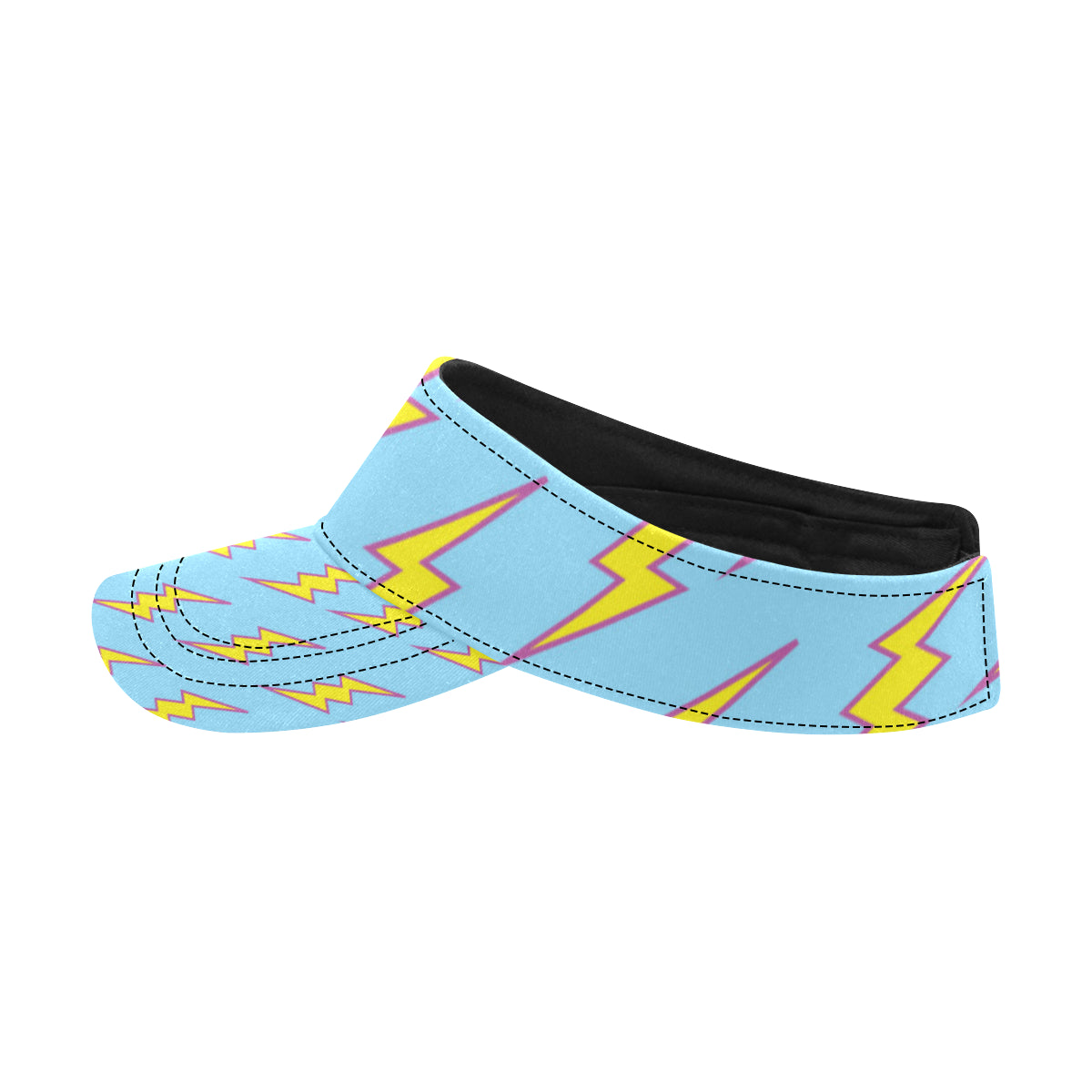 Lightning Thunder Pattern Print Design 02 Unisex Sun Visor