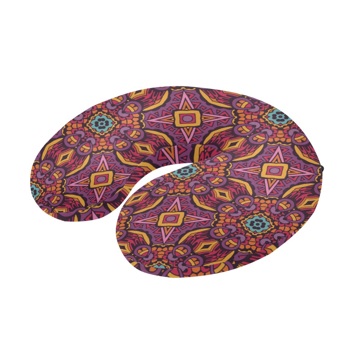 Bohemian Pattern Print Design 10 U-Shaped Travel Neck Pillow