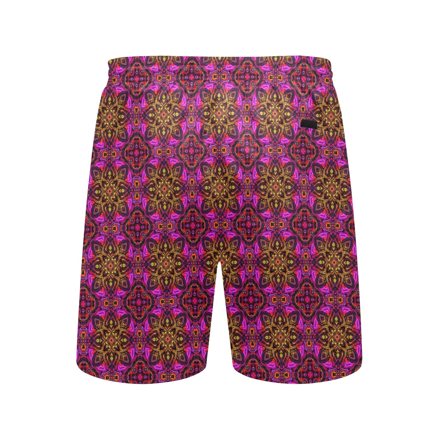 kaleidoscope Abstract Print Design Men's Swim Trunks Beach Shorts