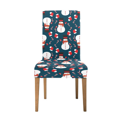 Snowman Print Design LKS301 Dining Chair Slipcover