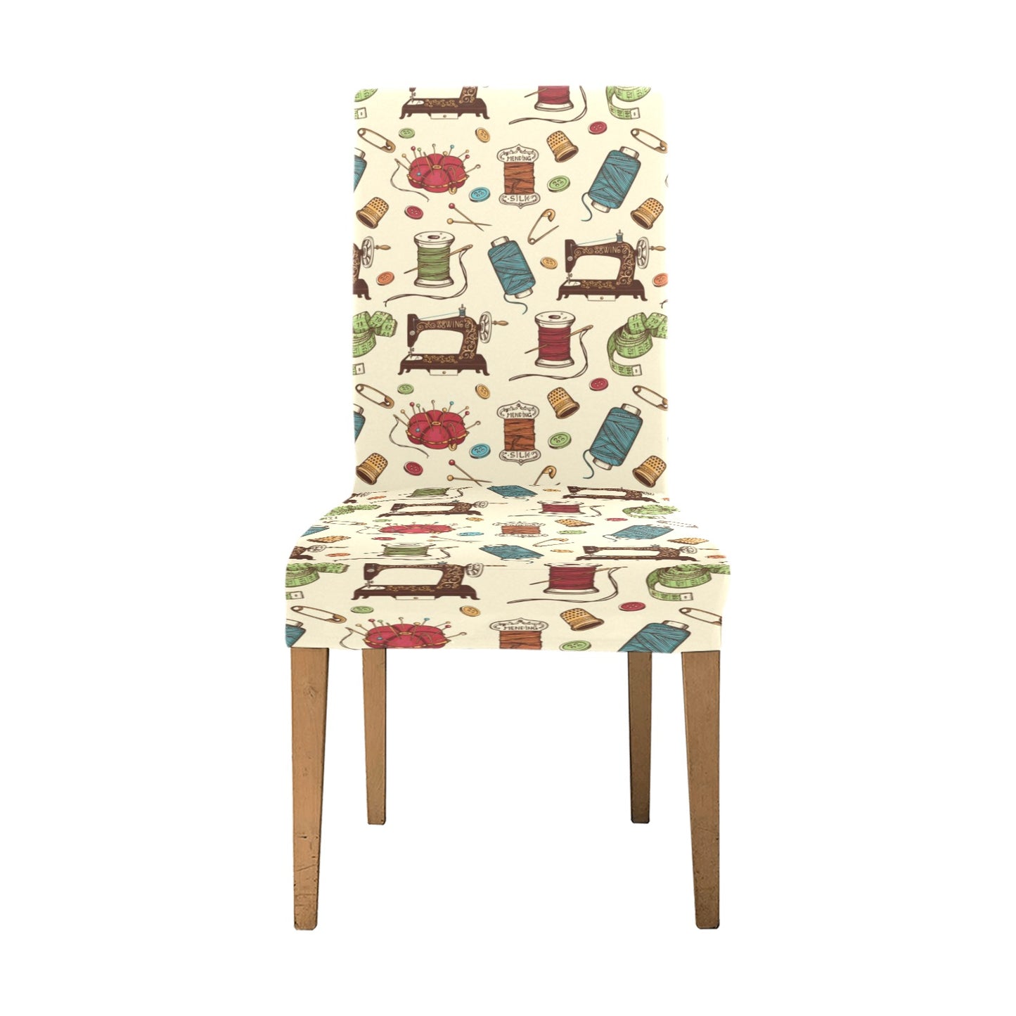Sewing Equipment Print Design LKS303 Dining Chair Slipcover