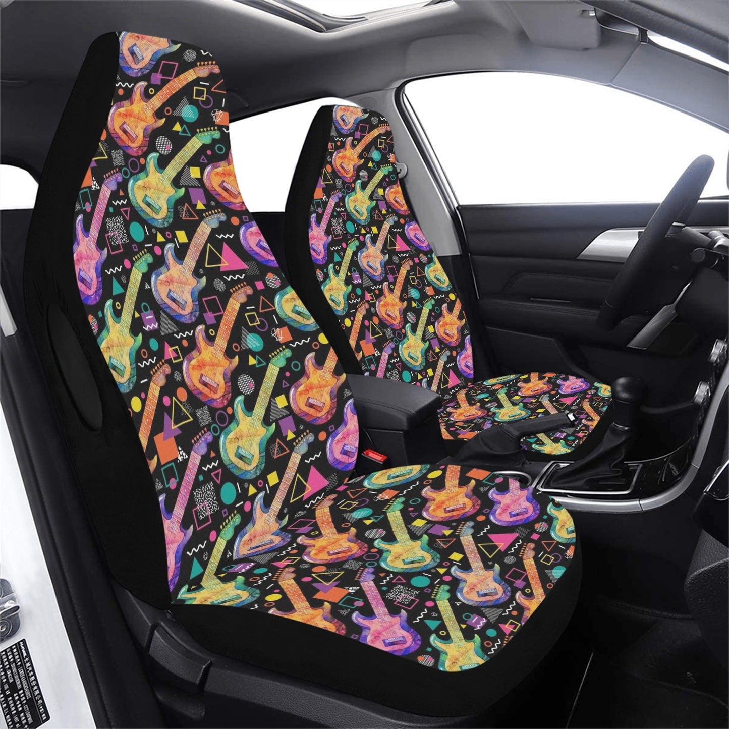 Electric Guitar Print Design LKS403 Car Seat Covers