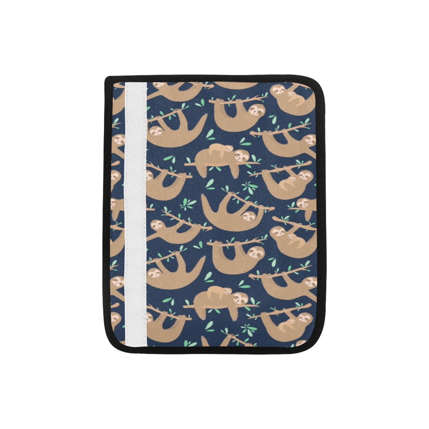 Sloth Print Design LKS307 Car Seat Belt Cover