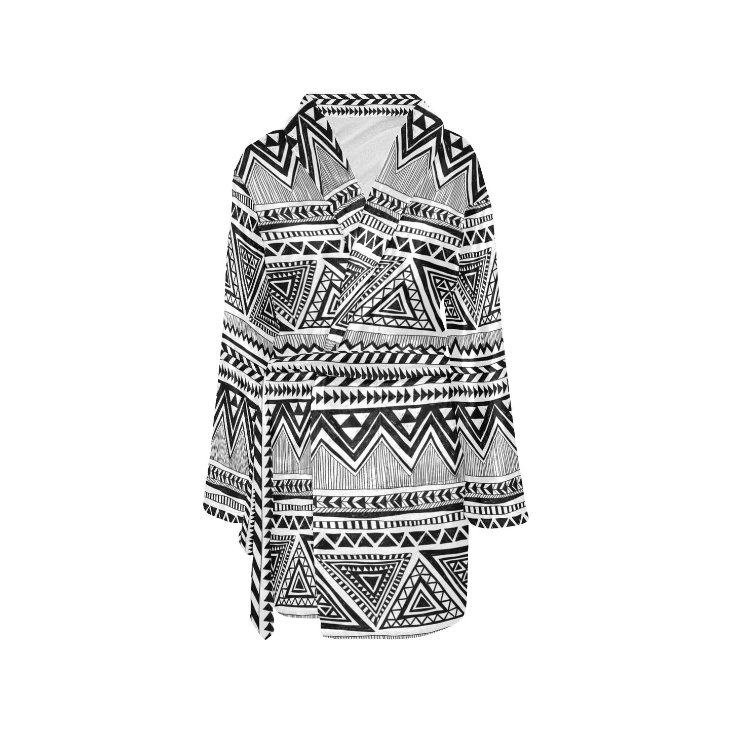 Draw Tribal Aztec Women's Fleece Robe