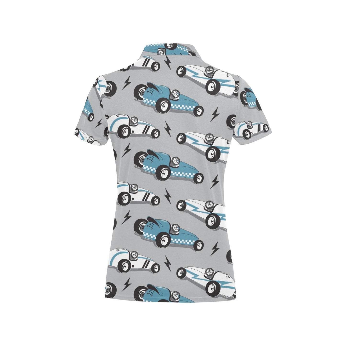Racing Vintage Pattern Print Design A02 Women's Polo Shirt
