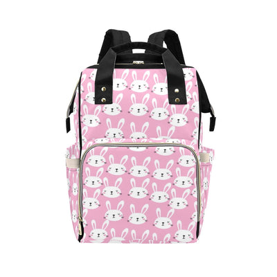 Rabbit Print Design LKS401 Diaper Bag Backpack