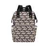 Horse Print Design LKS304 Diaper Bag Backpack