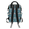 Ikat Print Design LKS402 Diaper Bag Backpack