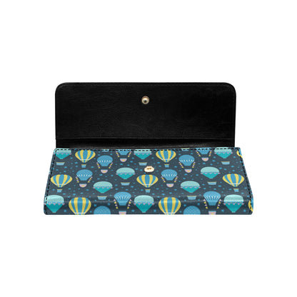 Ballon Pattern Print Design 06 Women's Trifold Wallet