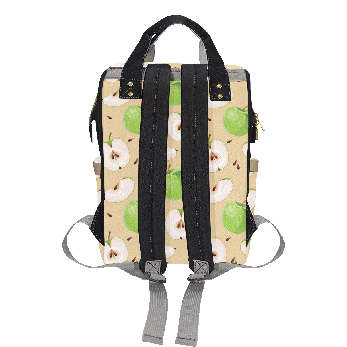 Apple Pattern Print Design AP07 Diaper Bag Backpack