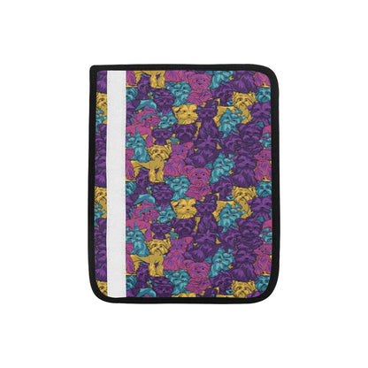 Yorkshire Terriers Print Design LKS3010 Car Seat Belt Cover