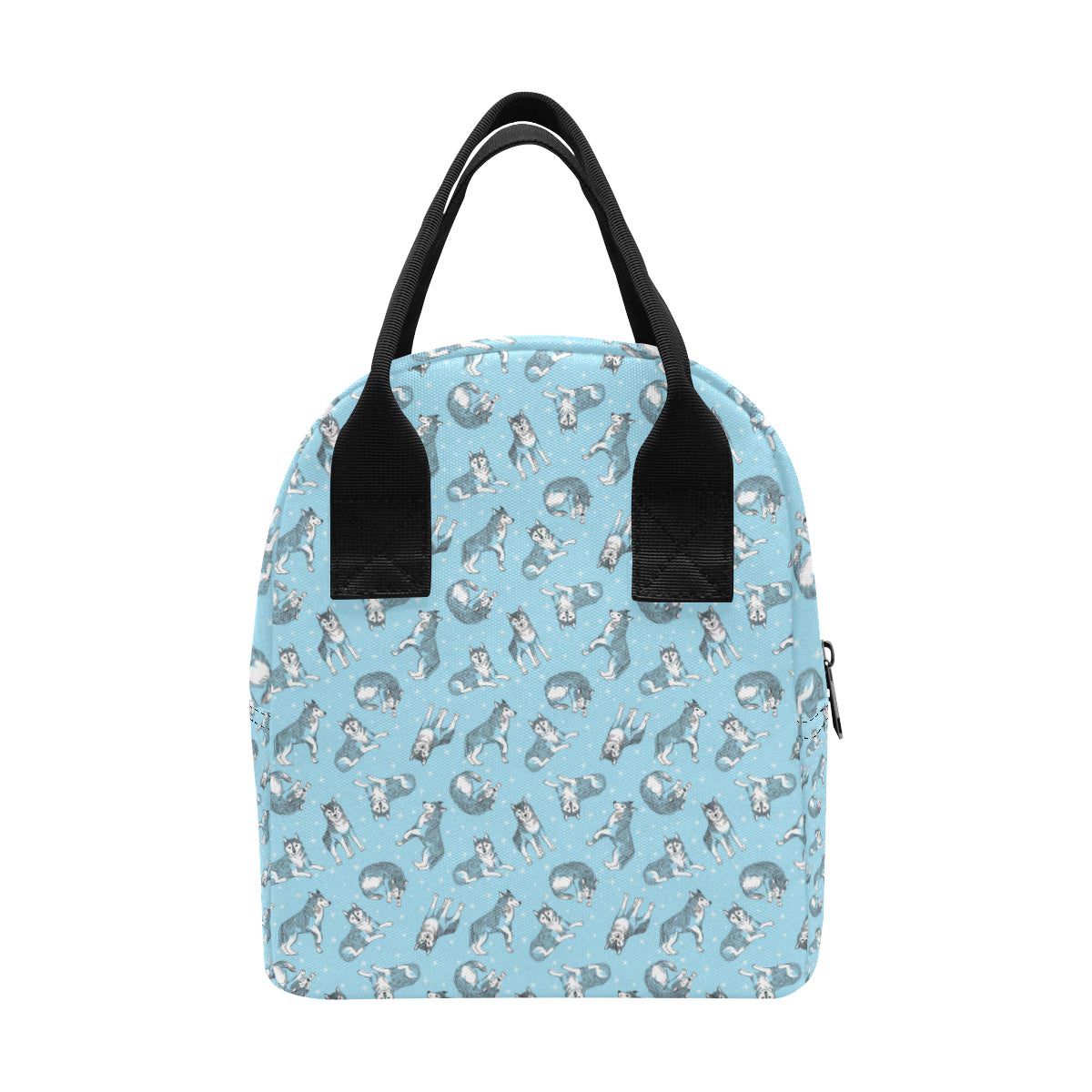 Wolf Design Print Pattern Insulated Lunch Bag