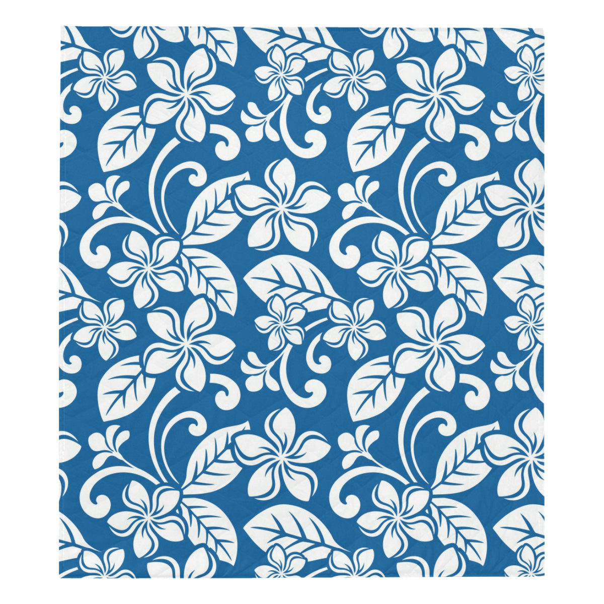 Plumeria Pattern Print Design PM013 Premium Quilt