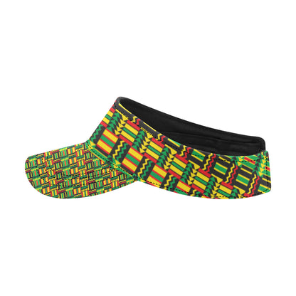 African Zip Zag Print Pattern Unisex Sun Visor