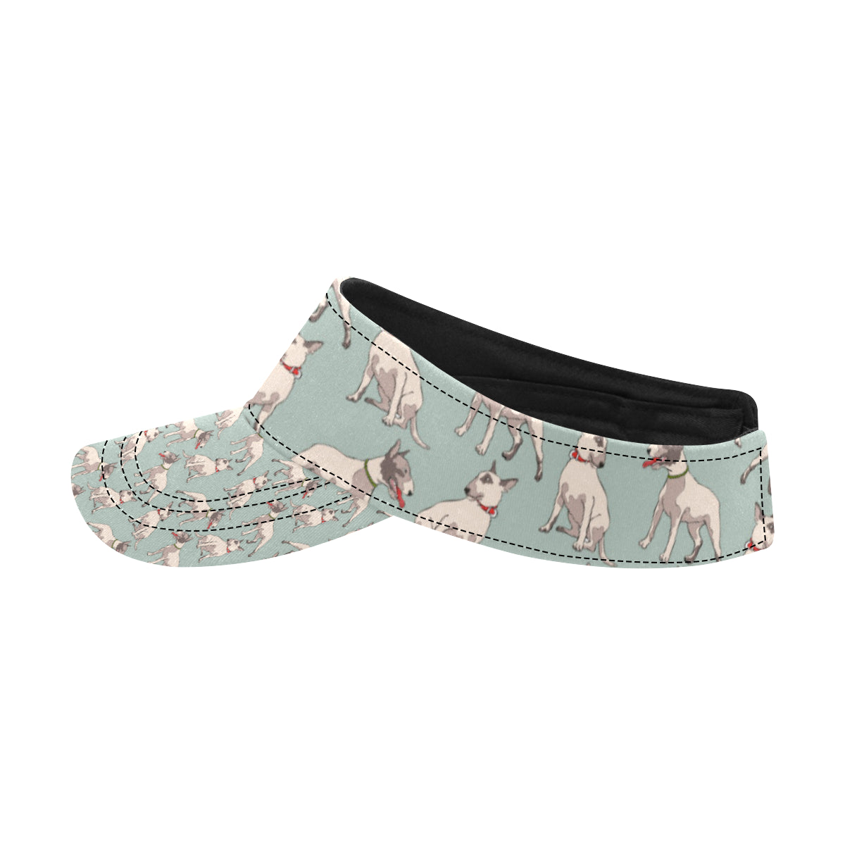 Bull Terrier Cute Print Pattern Unisex Sun Visor