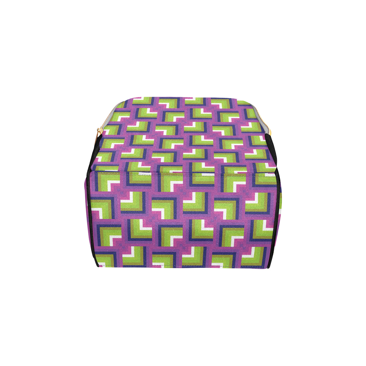 Optical illusion Pattern Print Design A05 Diaper Bag Backpack