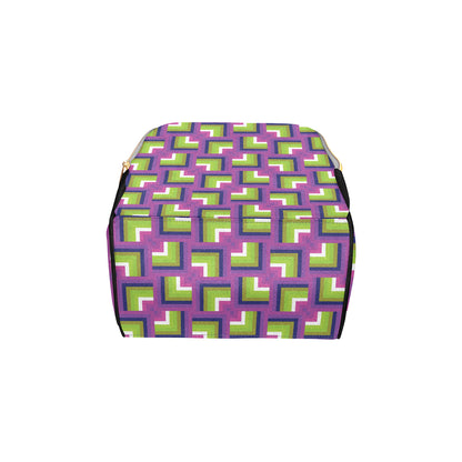 Optical illusion Pattern Print Design A05 Diaper Bag Backpack