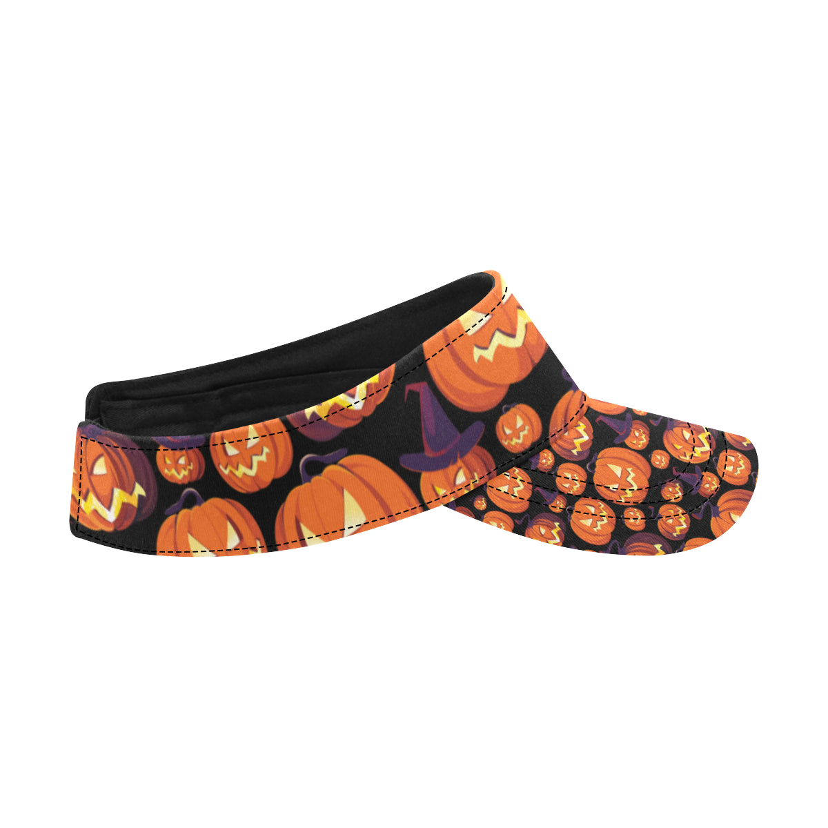 Halloween Pattern Print Design 04 Unisex Sun Visor