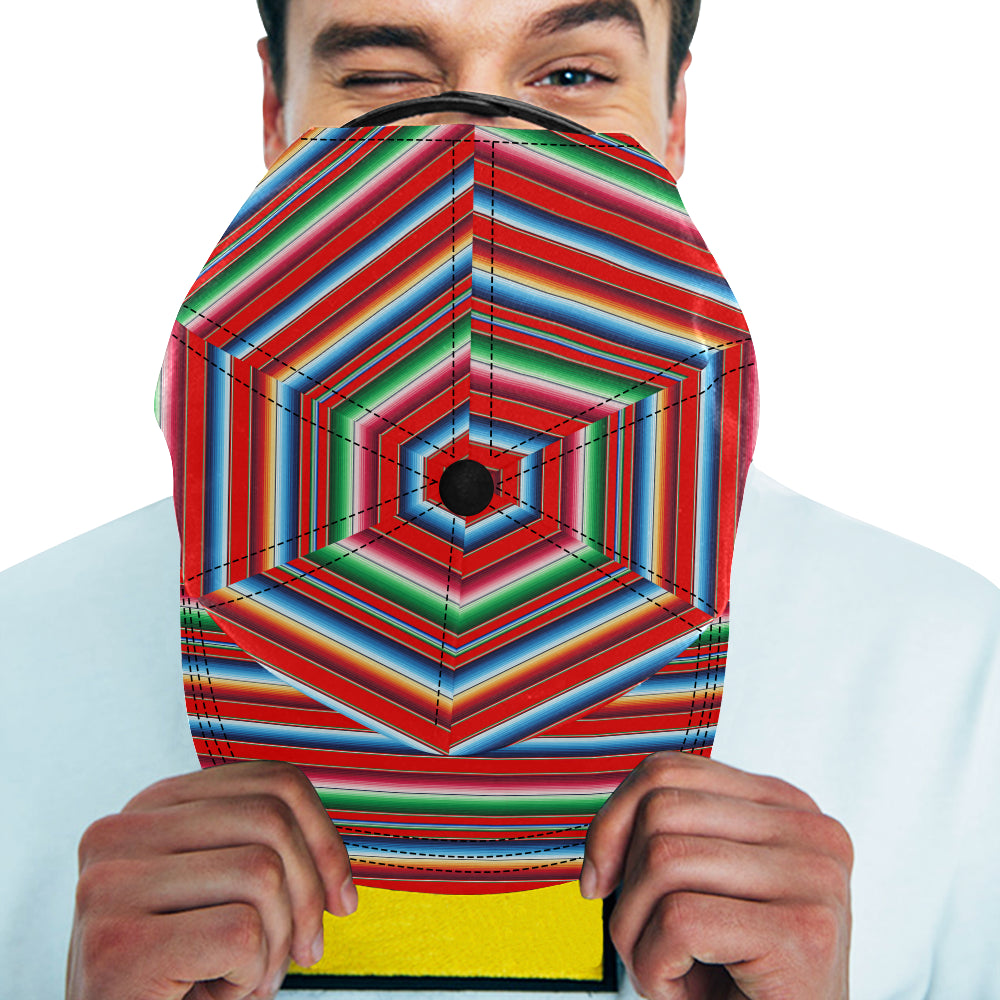 Serape Print Snapback Cap